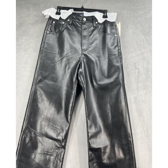 Citizens of Humanity Recycled Leather Gaucho Pants - Picture 3 of 10
